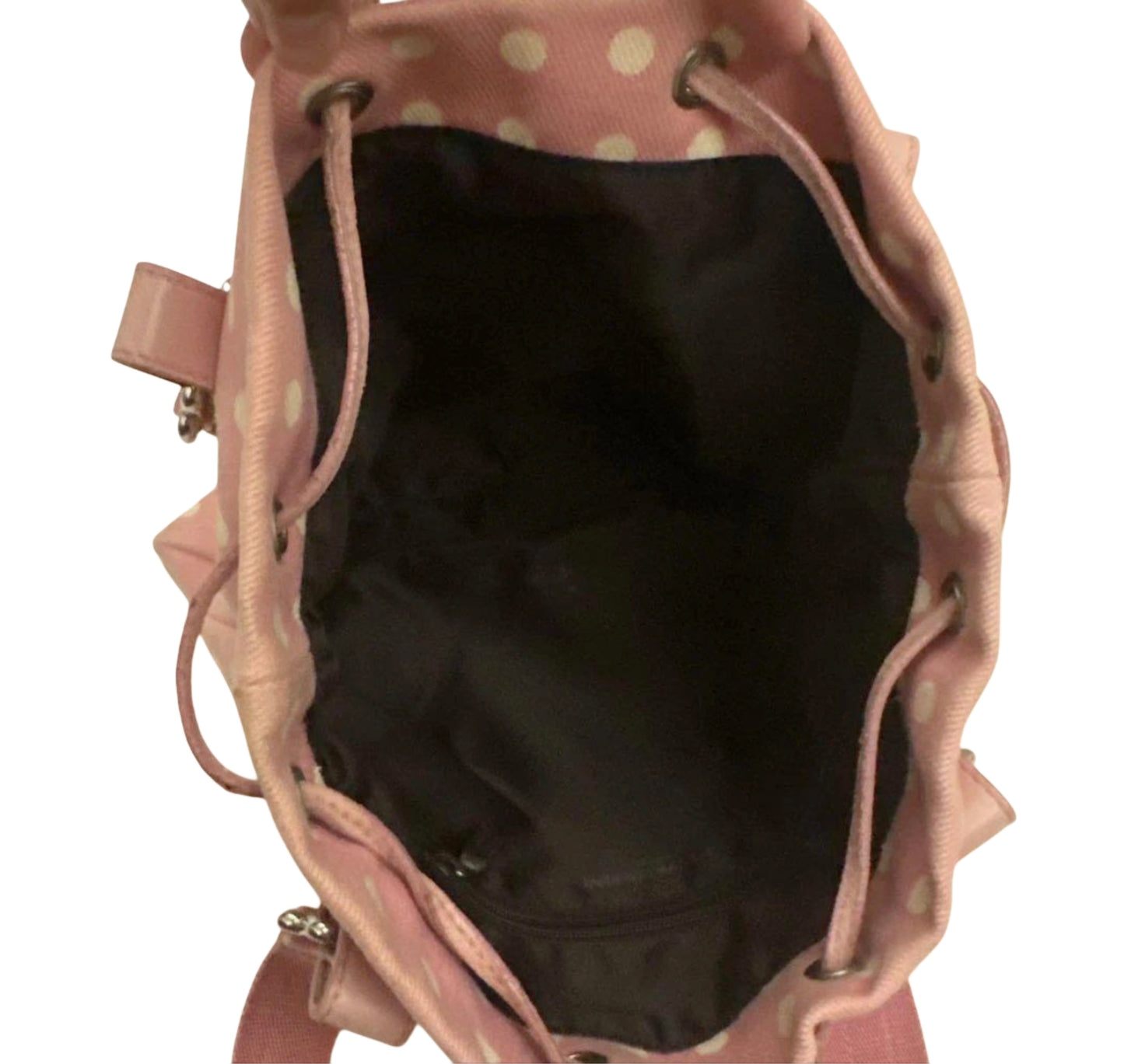 yves saint laurent rive gauche S/S 2005 vintage pink polkadot kahala bag