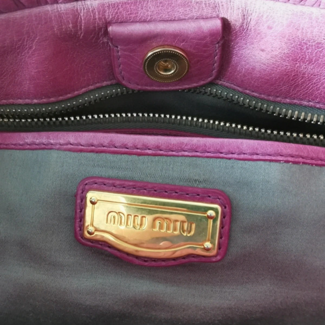 Miu Miu Rose Pink Vitello Bag