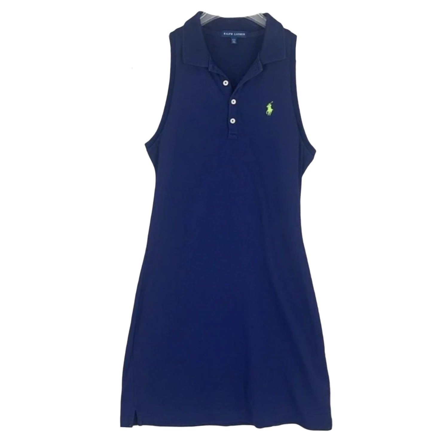 Ralph Lauren Navy Blue Preppy Halter Elegant Dres