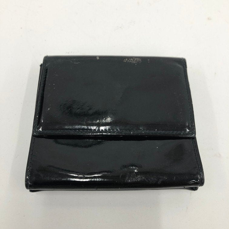 Chanel Black Patent Leather Wallet