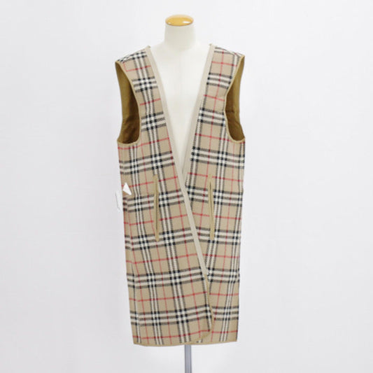 burberry nova check plaid vest