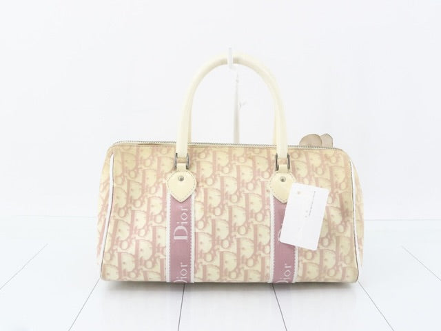 Christian Dior Pink Floral Barbiecore Speedy Bag