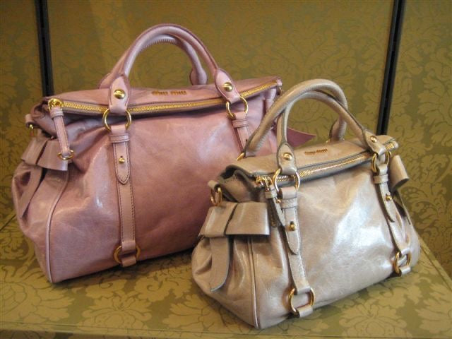 Miu Miu Pink Vitello Bag