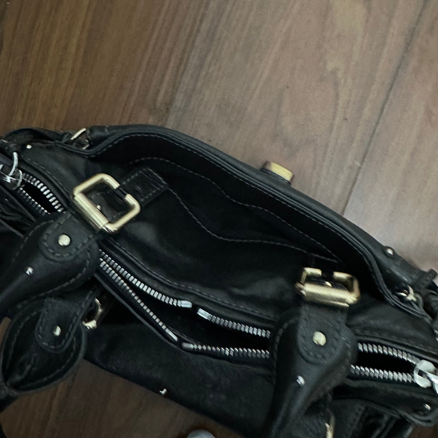 Chloé Black Chain Paddington Bag