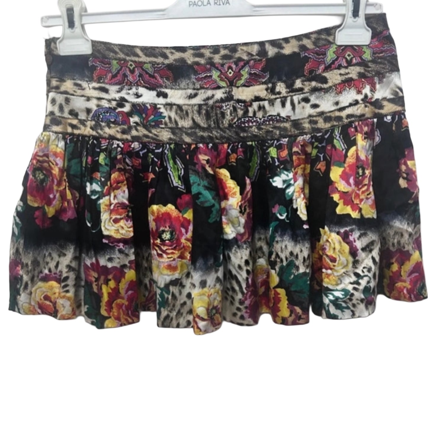 Roberto Cavalli Printed Mini Skirt