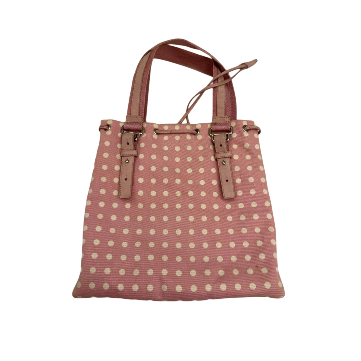 yves saint laurent rive gauche S/S 2005 vintage pink polkadot kahala bag