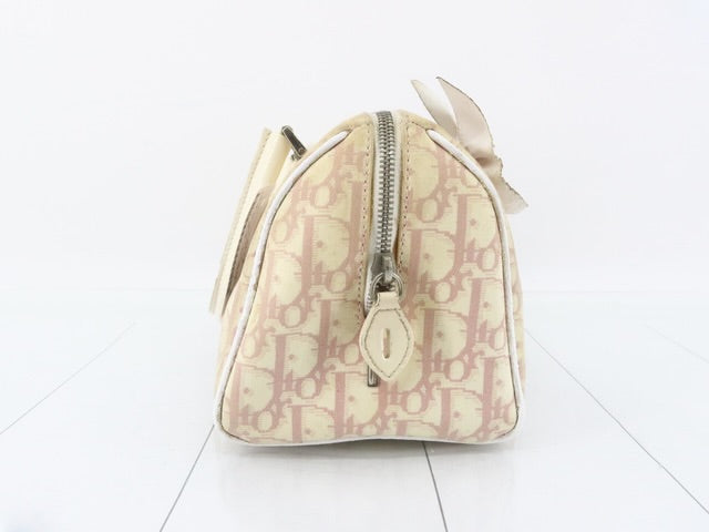 Christian Dior Pink Floral Barbiecore Speedy Bag