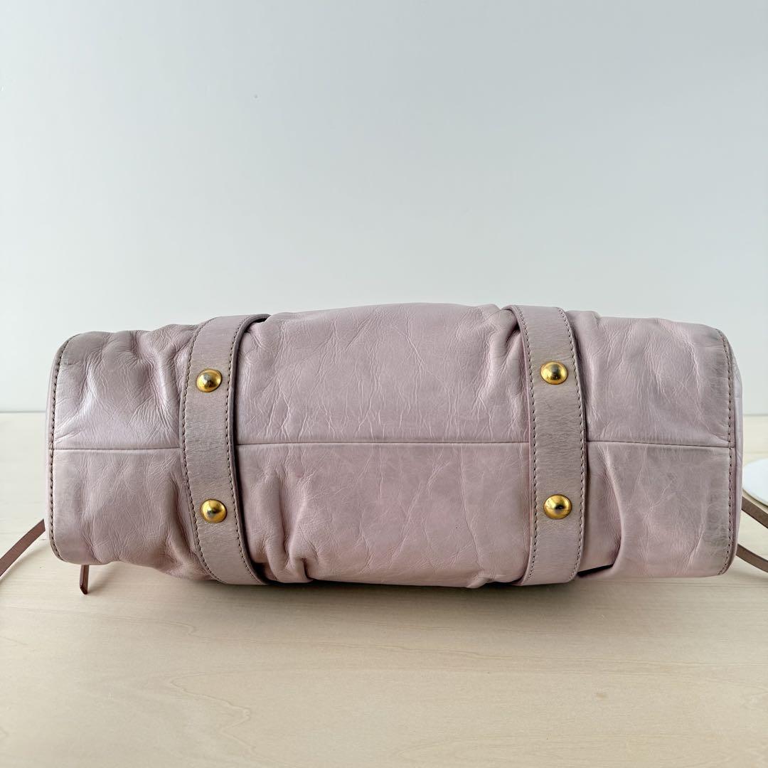 Miu Miu Light Pink Vitello Bag