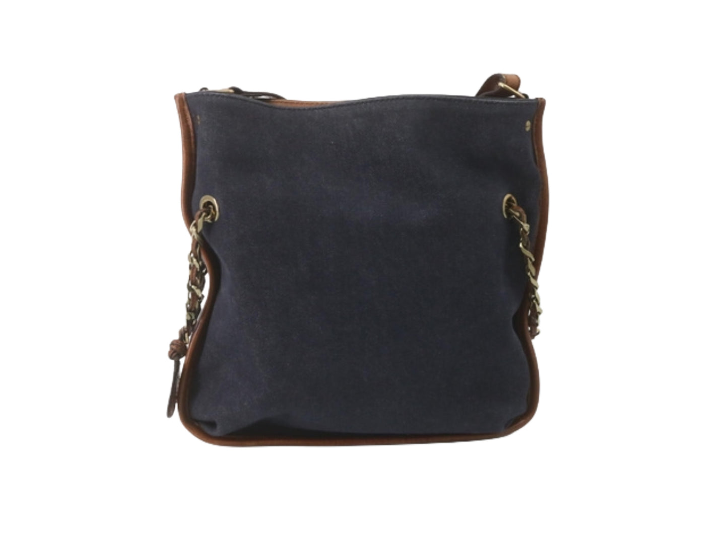 chloé boho denim vintage shoulder bag
