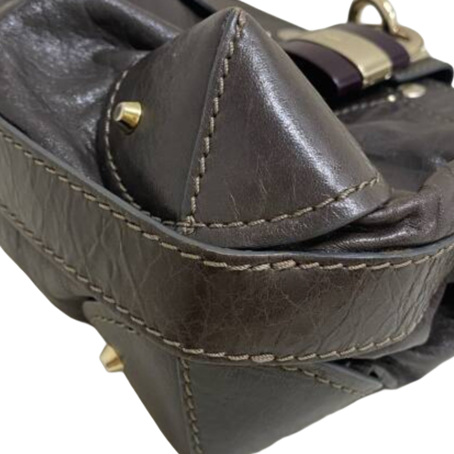 chloé vintage rare plexi paddington bag