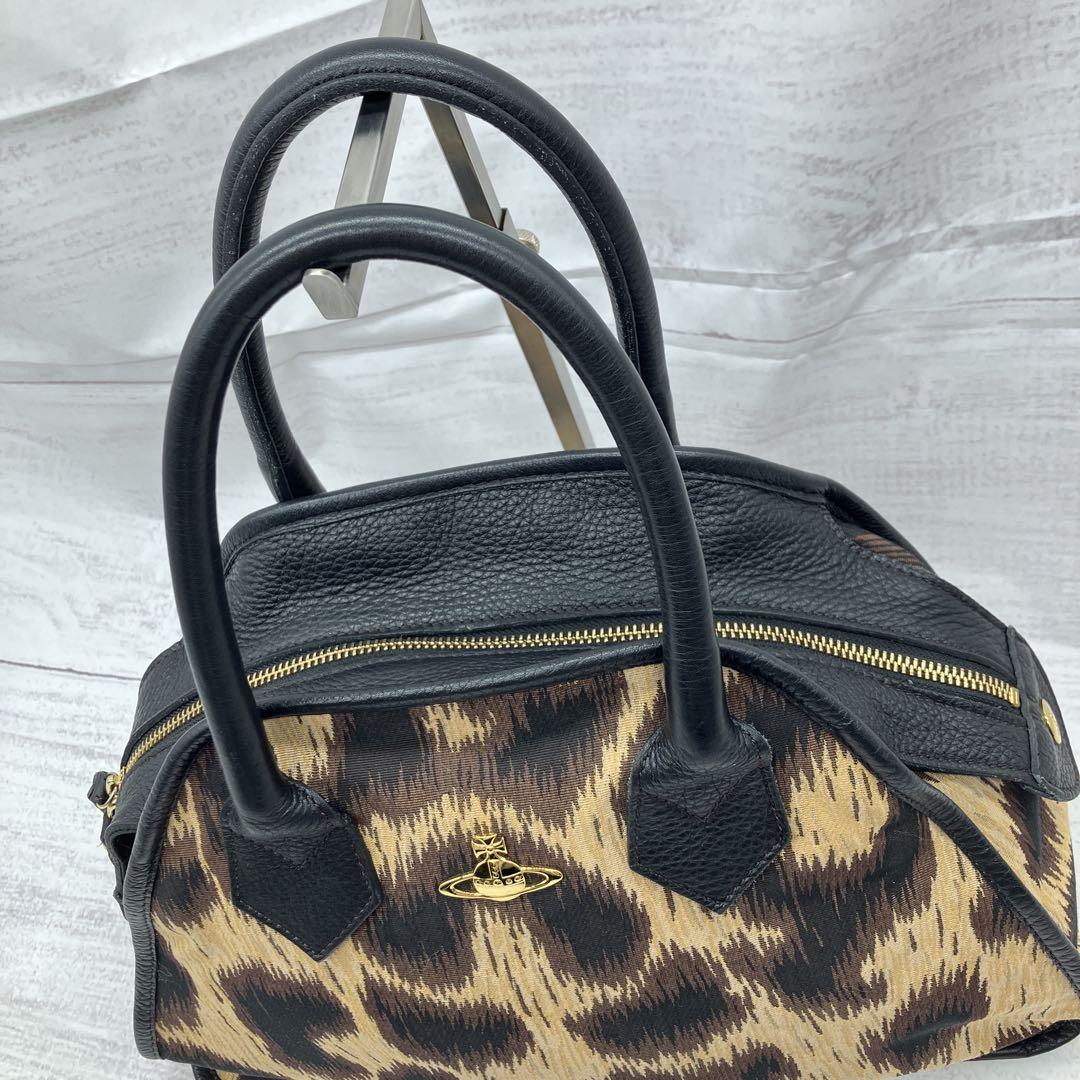 Vivienne Westwood Yasmine Leopard Bag