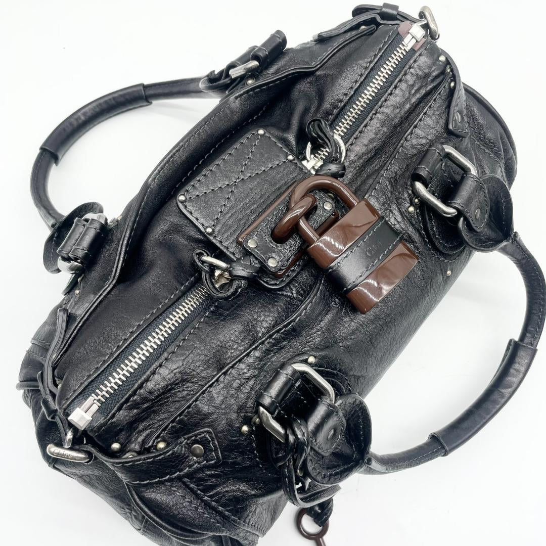 Chloé Rare Black Paddington Silver Hardware