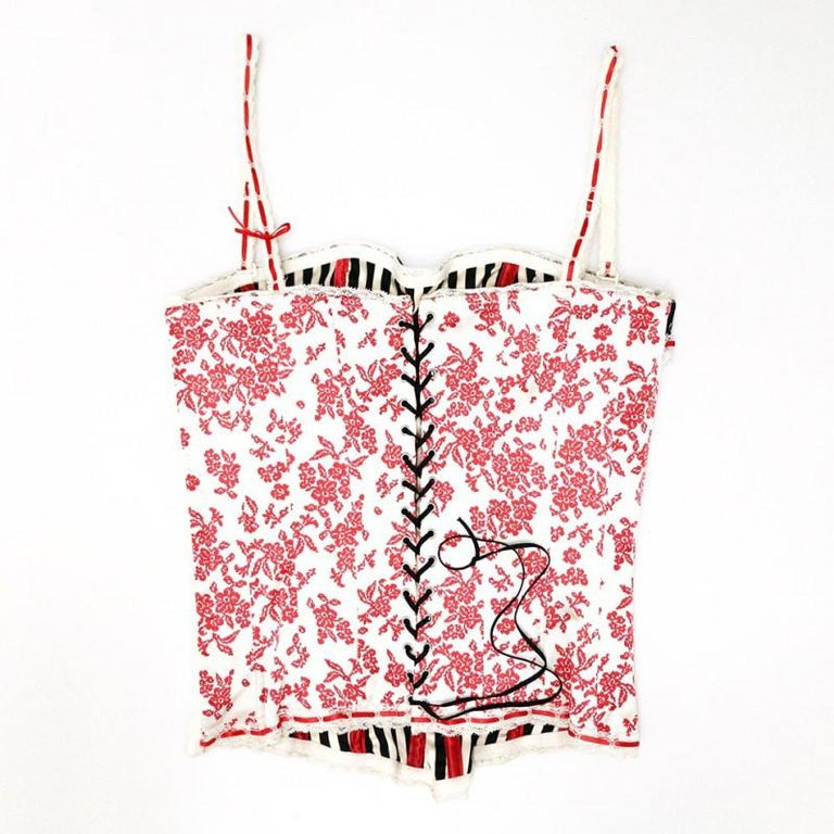 Christian Lacroix Vintage Lace Up Bustier