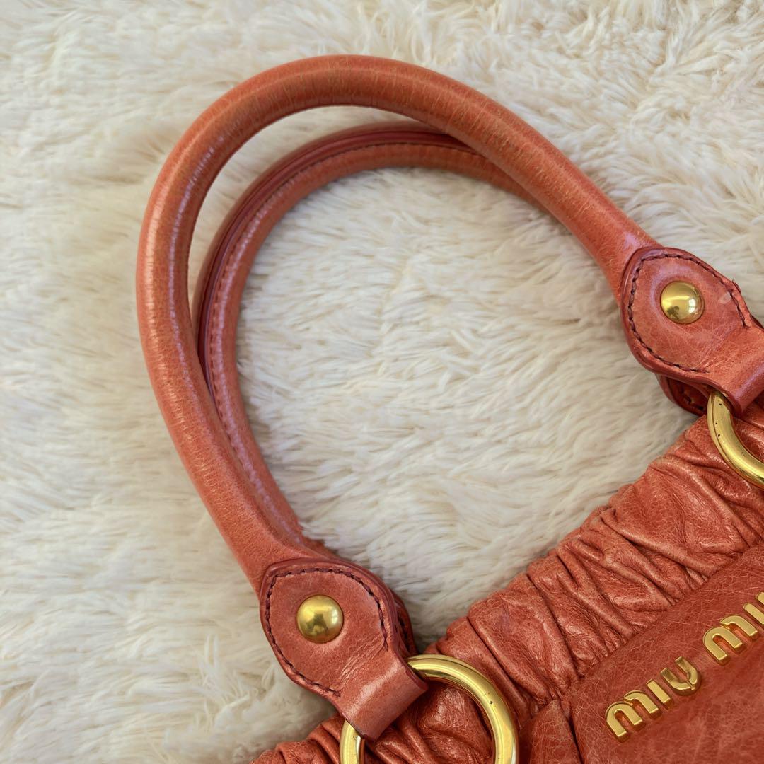 Miu Miu Coral Pink Vitello