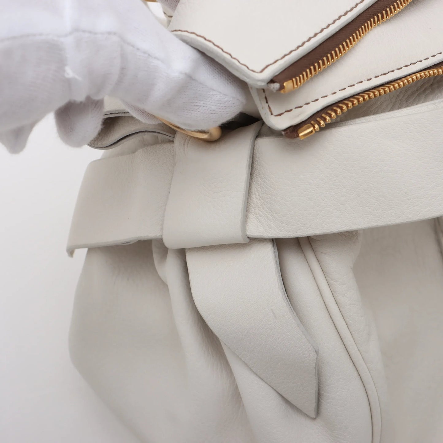 miu miu ivory angel vitello bow bag