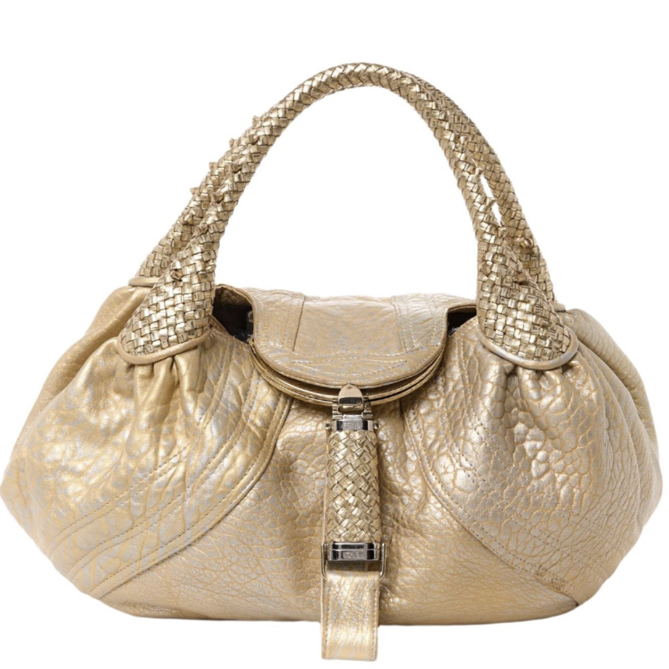 Fendi Zucca Iconic Golden Spy Bag