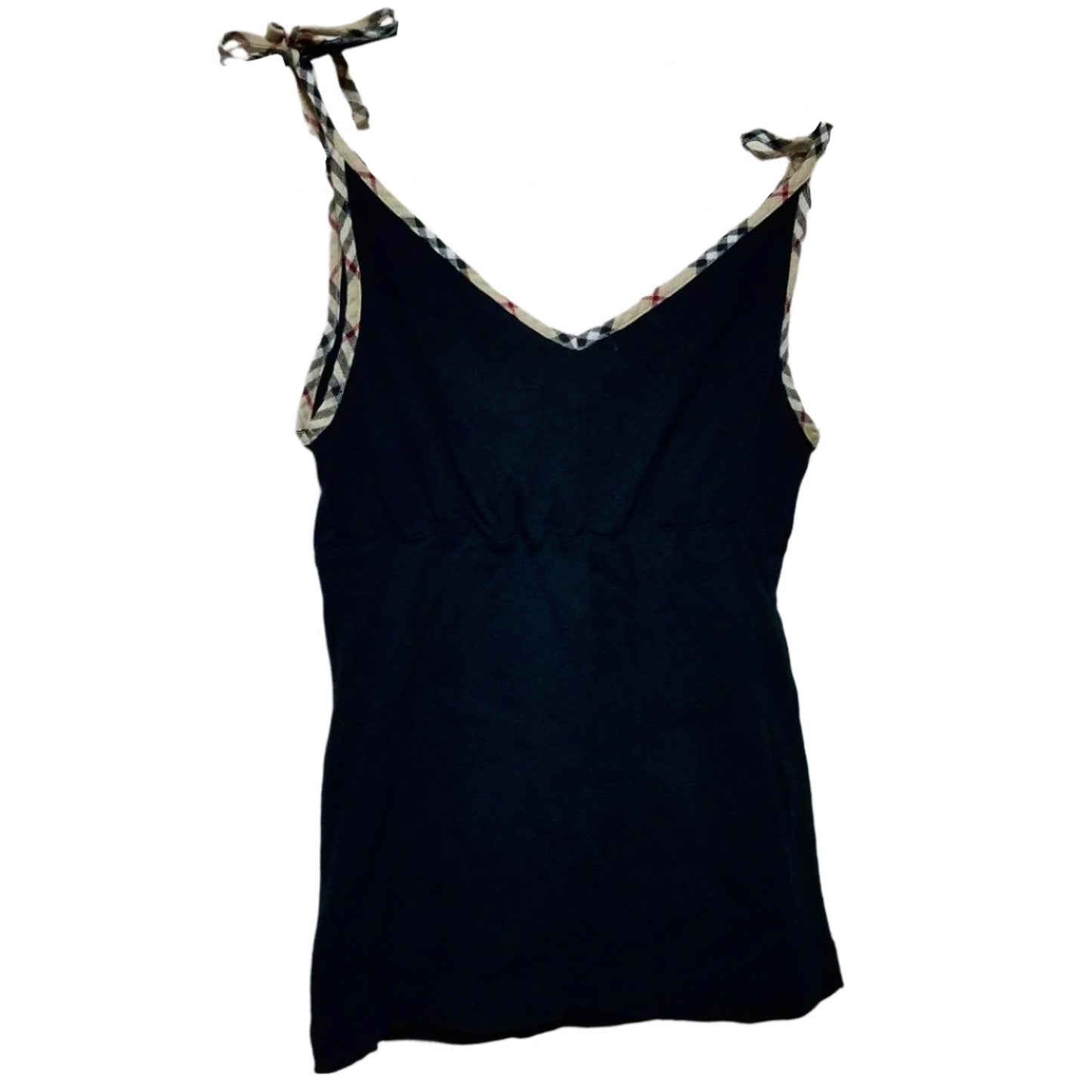 Burberry Tank with Ribbon Straps