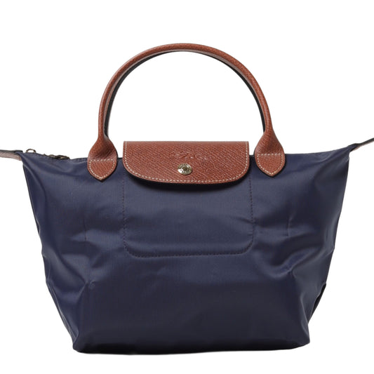 Longchamp Le Pilage Navy Handbag