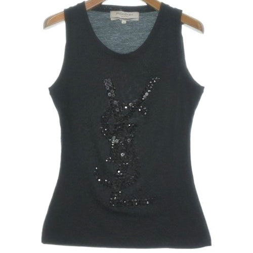 Yves Saint Laurent Vintage Logo Sequin Top