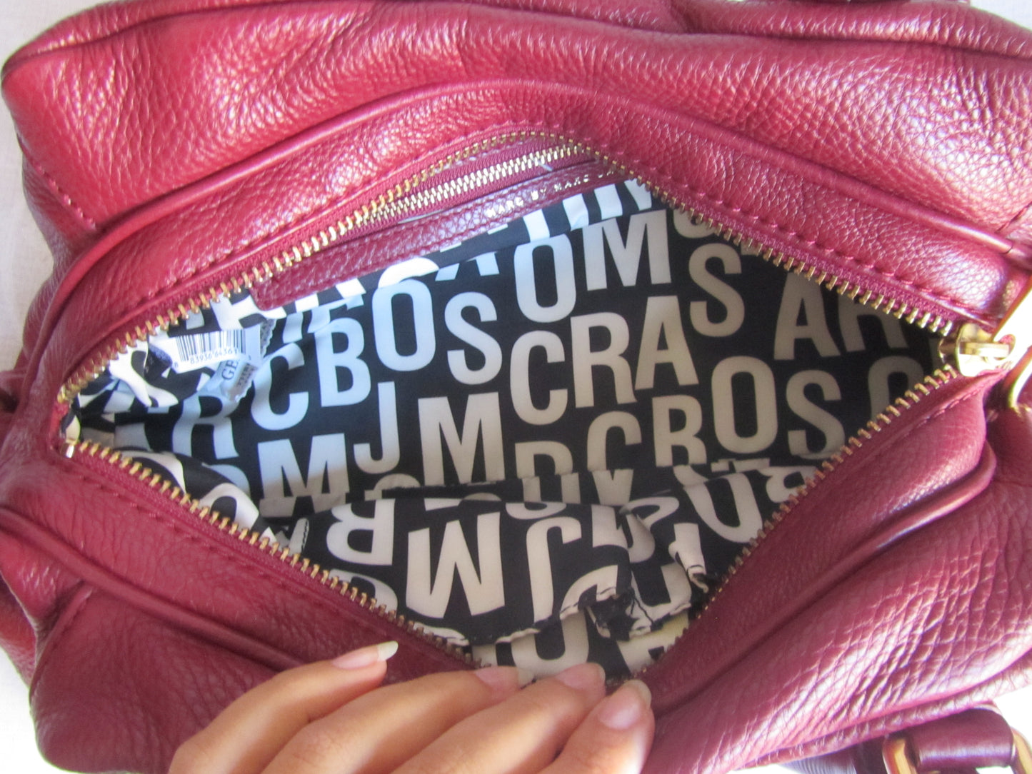 marc by marc jacobs wine red baby groovee