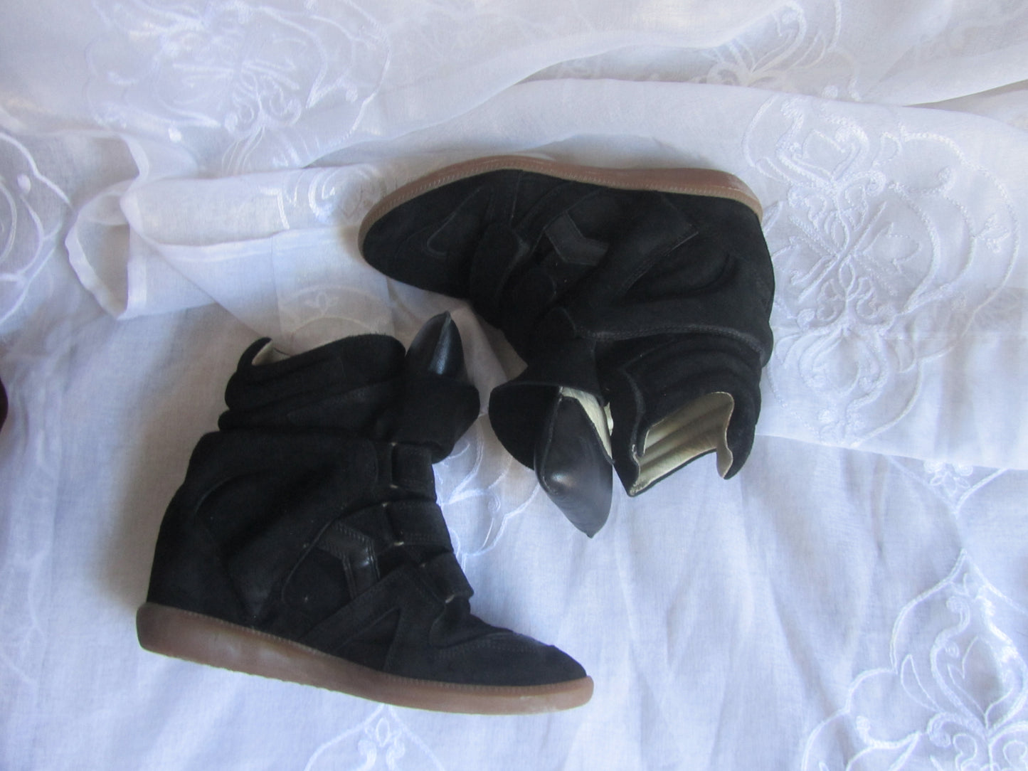 isabel marant black beckett sneakers (size 39)