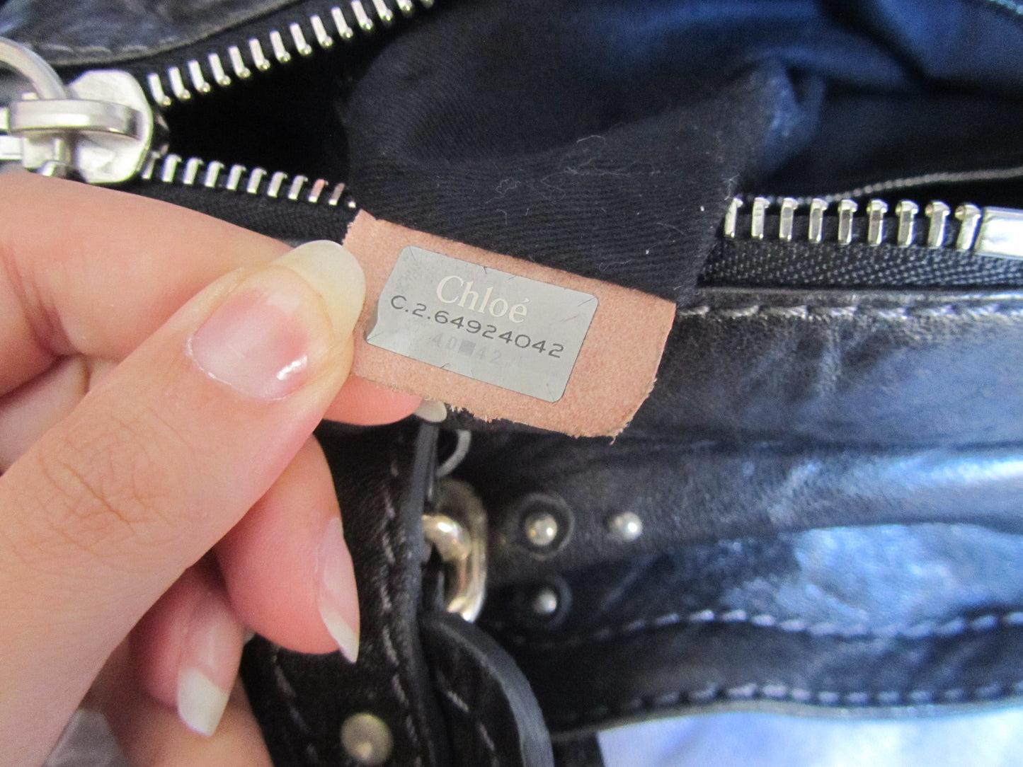 chloé mini chain paddington bag
