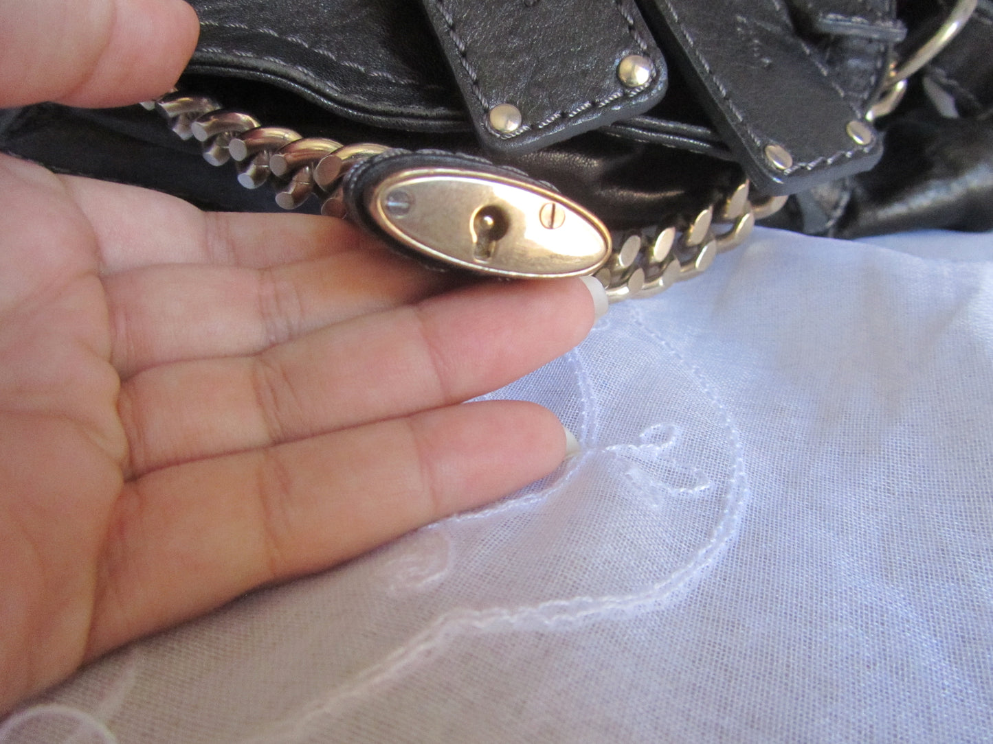 chloé mini chain paddington bag