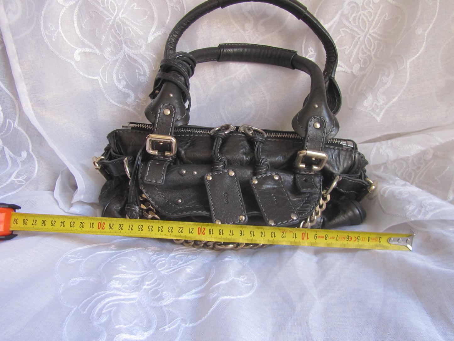 chloé mini chain paddington bag