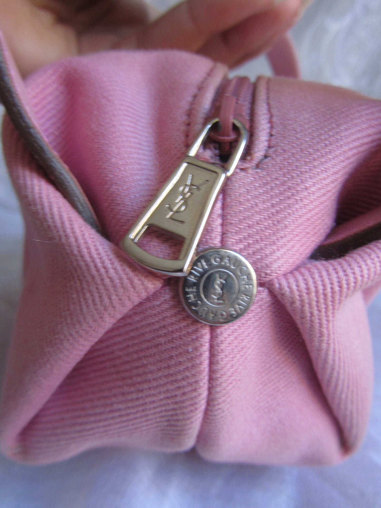 yves saint laurent rive gauche pink mini handbag