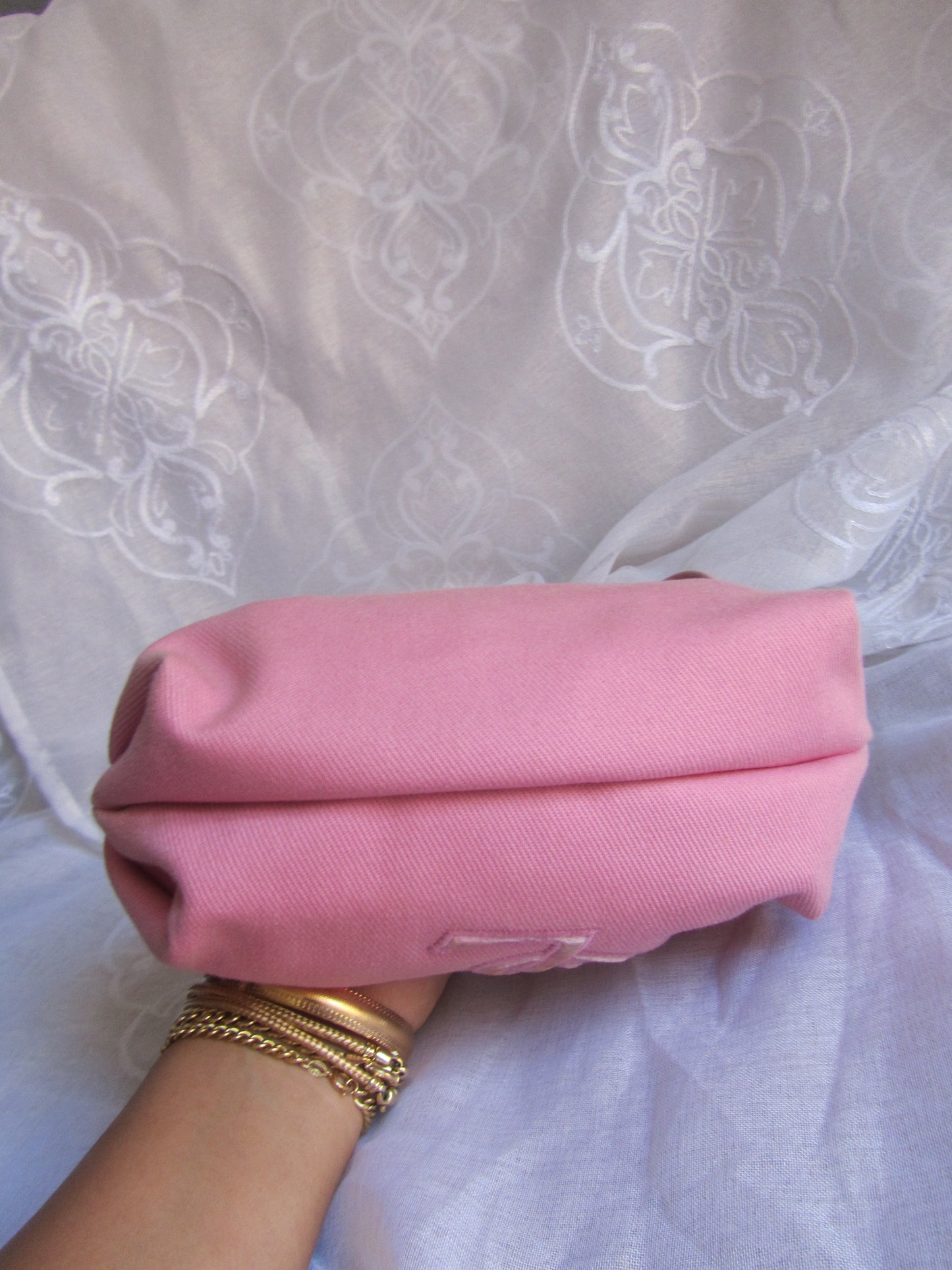 yves saint laurent rive gauche pink mini handbag