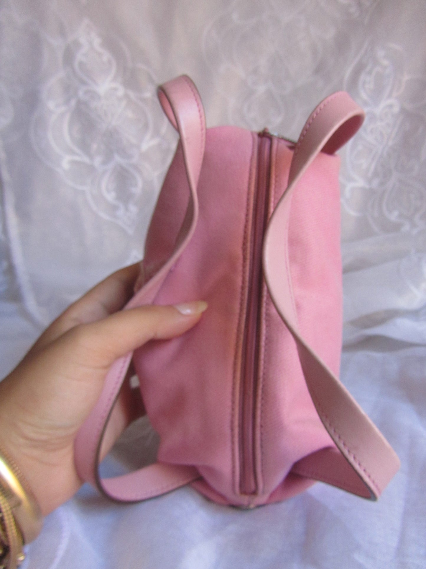 yves saint laurent rive gauche pink mini handbag