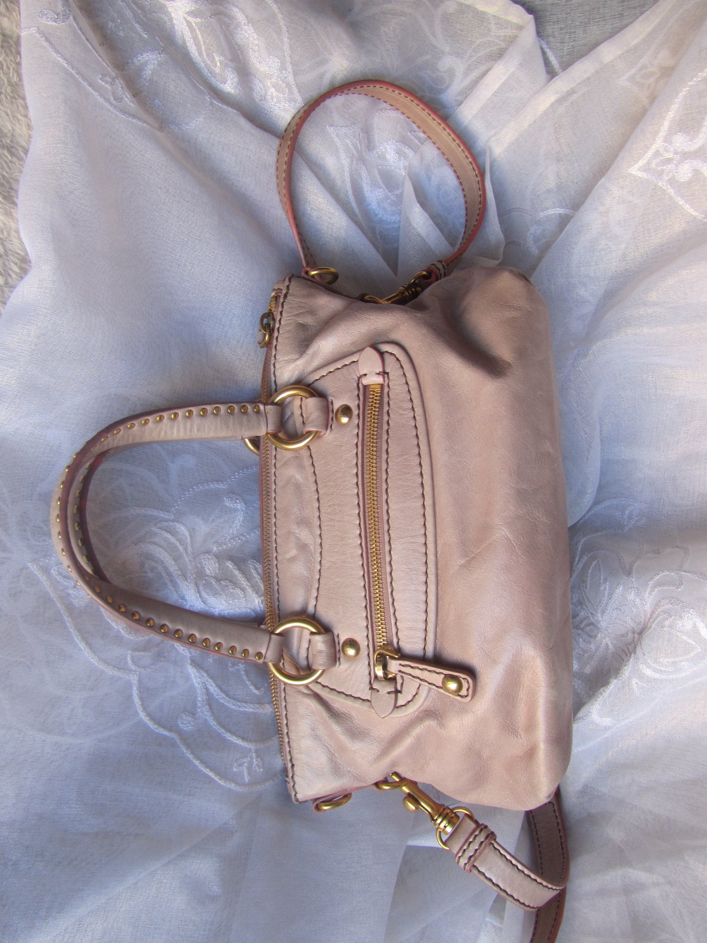 Miu Miu Vintage Heart Charm Pink Bag