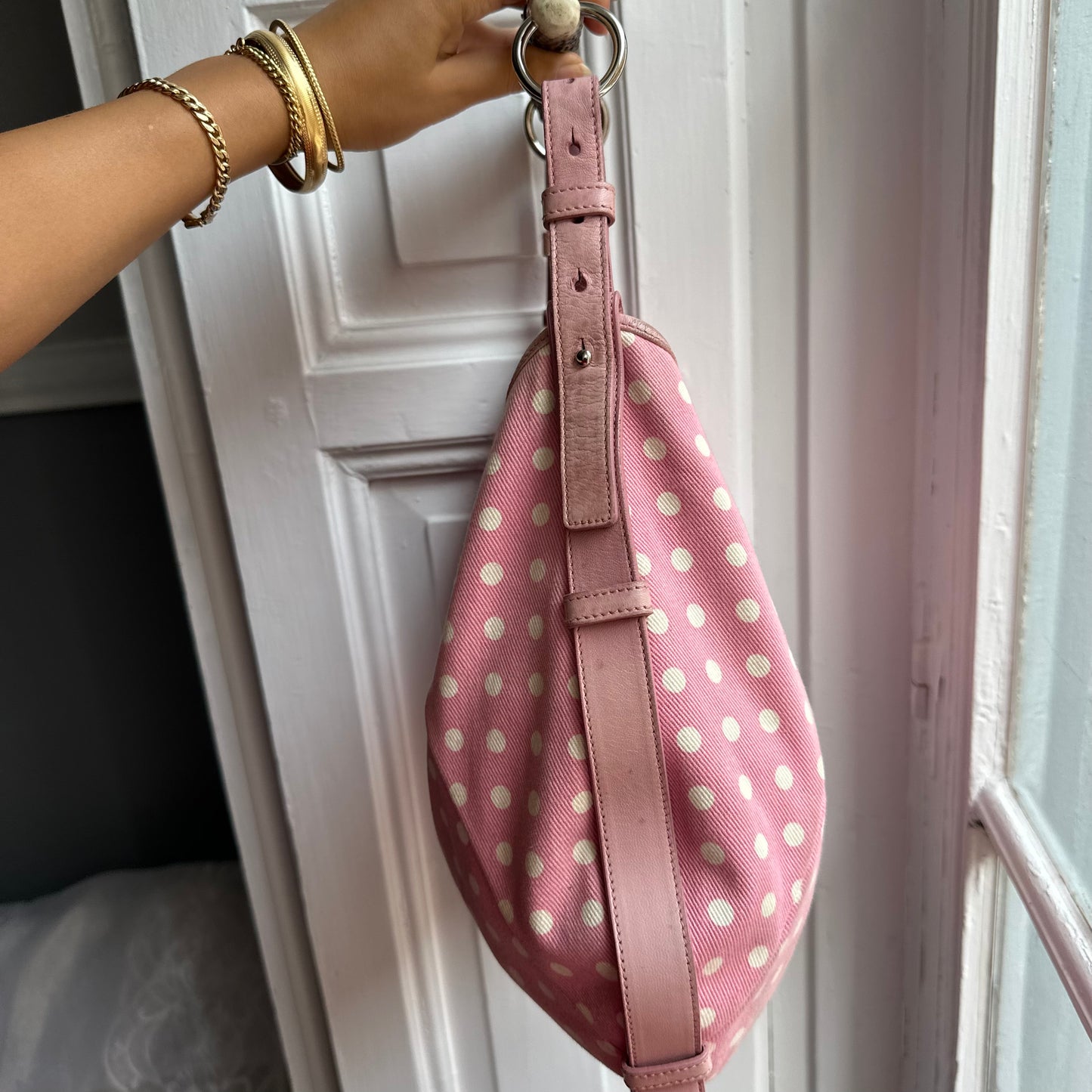 yves saint laurent rive gauche pink polkadot mombasa