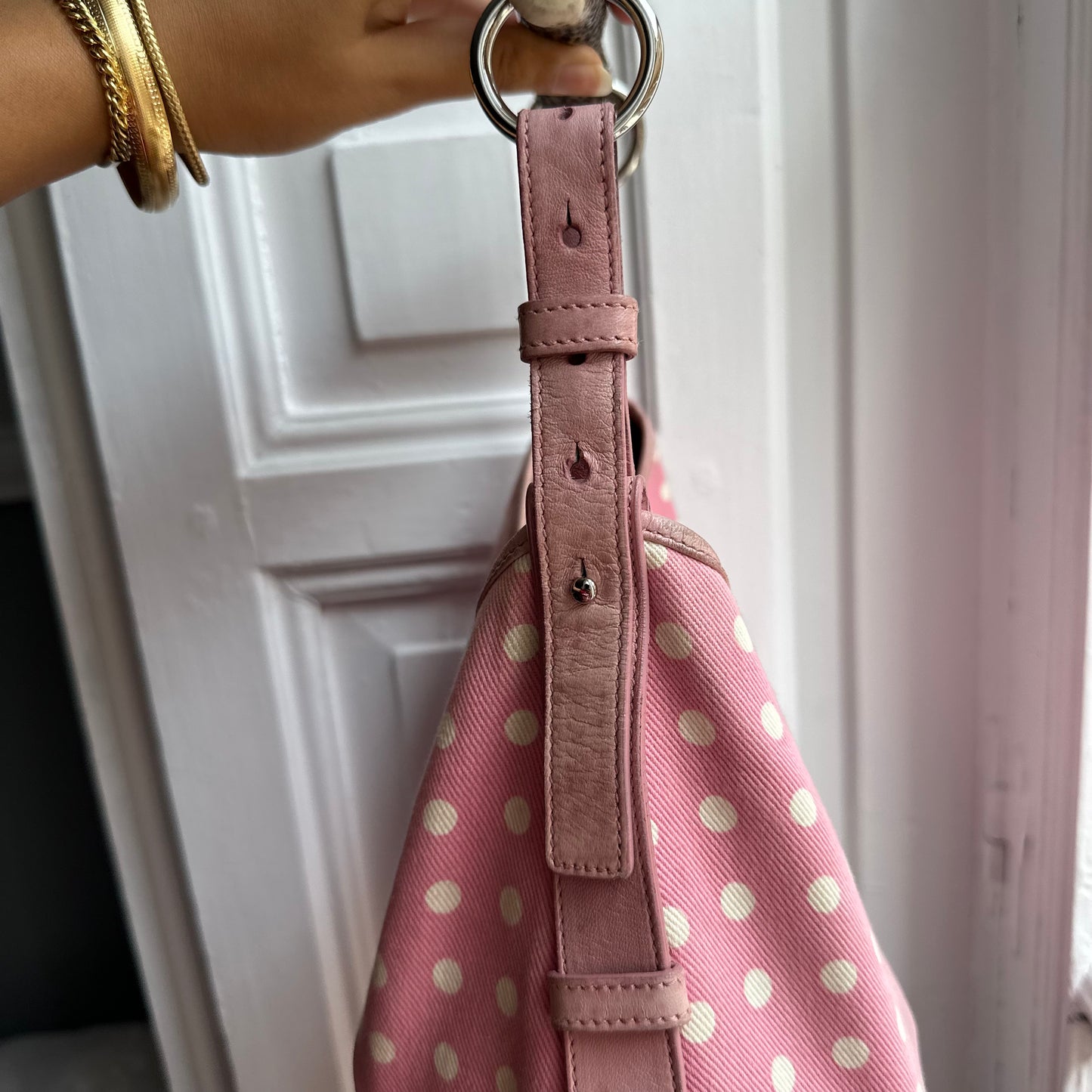 yves saint laurent rive gauche pink polkadot mombasa