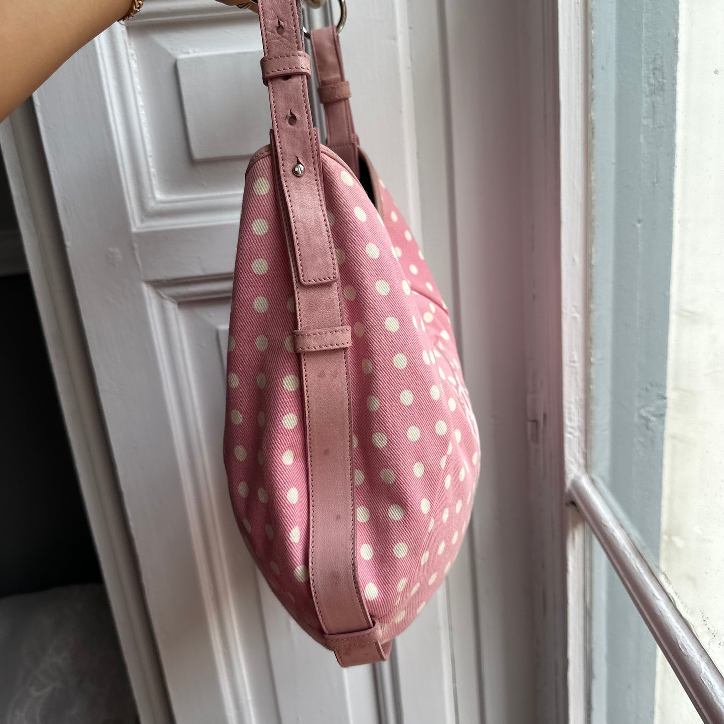 yves saint laurent rive gauche pink polkadot mombasa