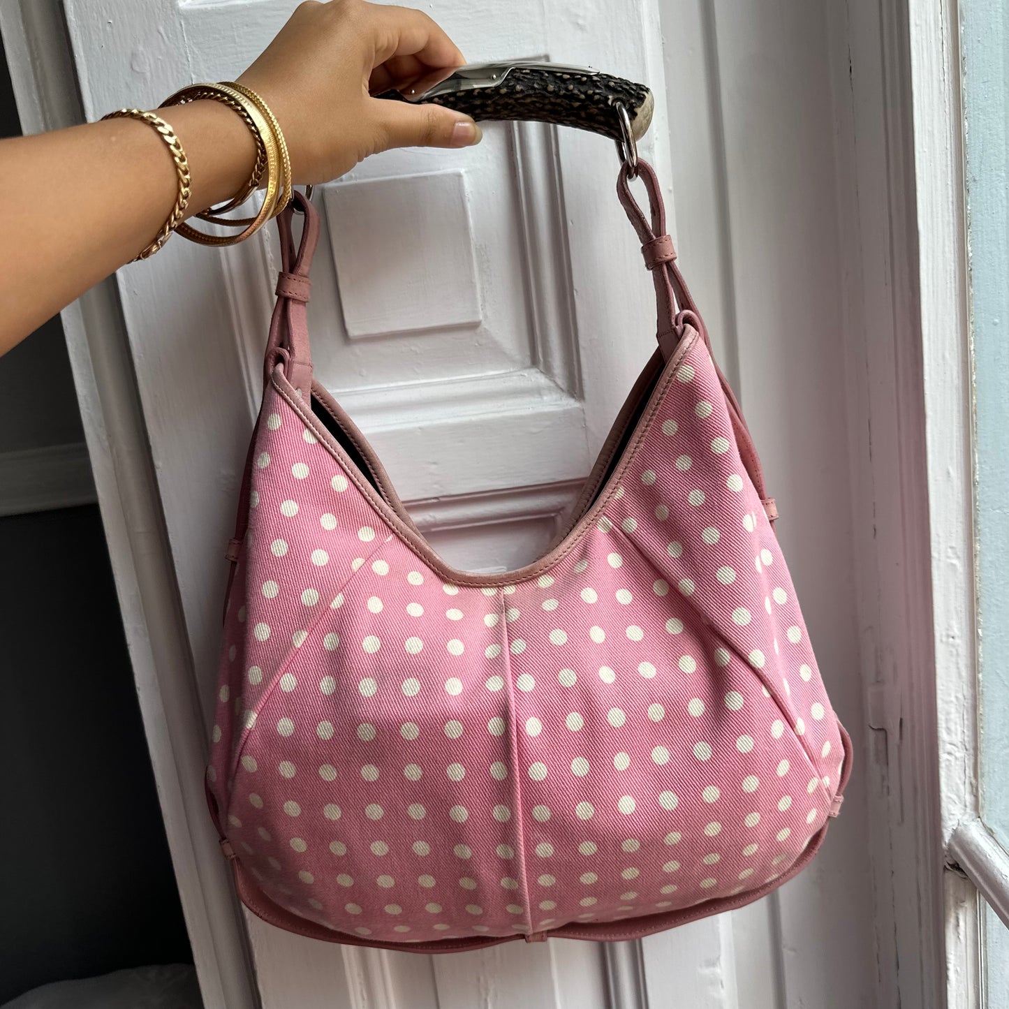 yves saint laurent rive gauche pink polkadot mombasa