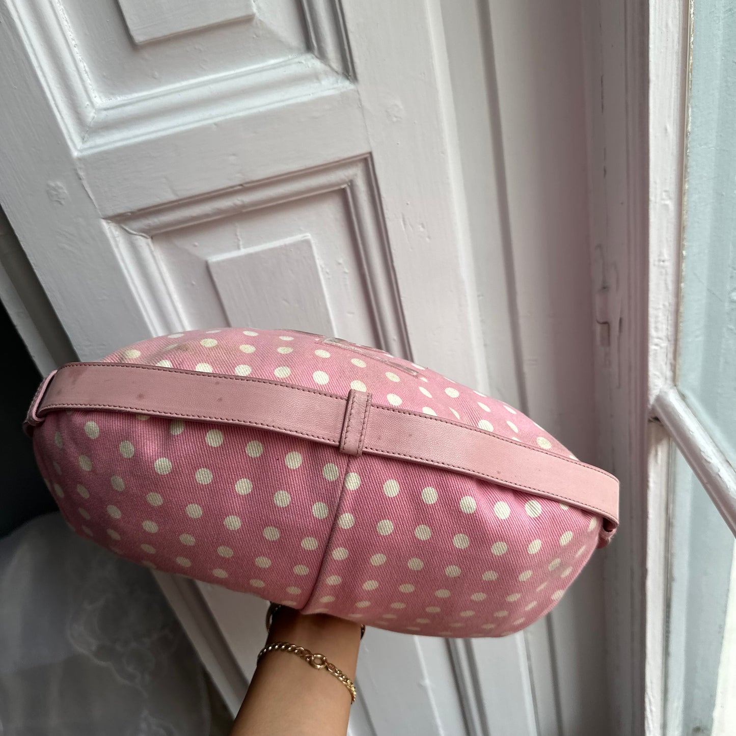 yves saint laurent rive gauche pink polkadot mombasa