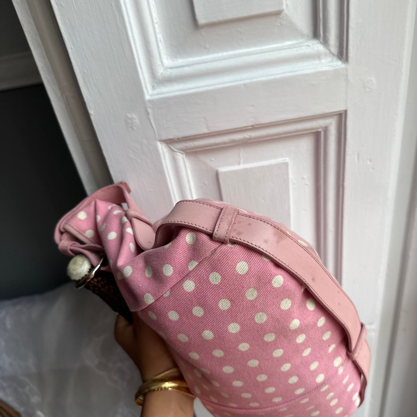 yves saint laurent rive gauche pink polkadot mombasa