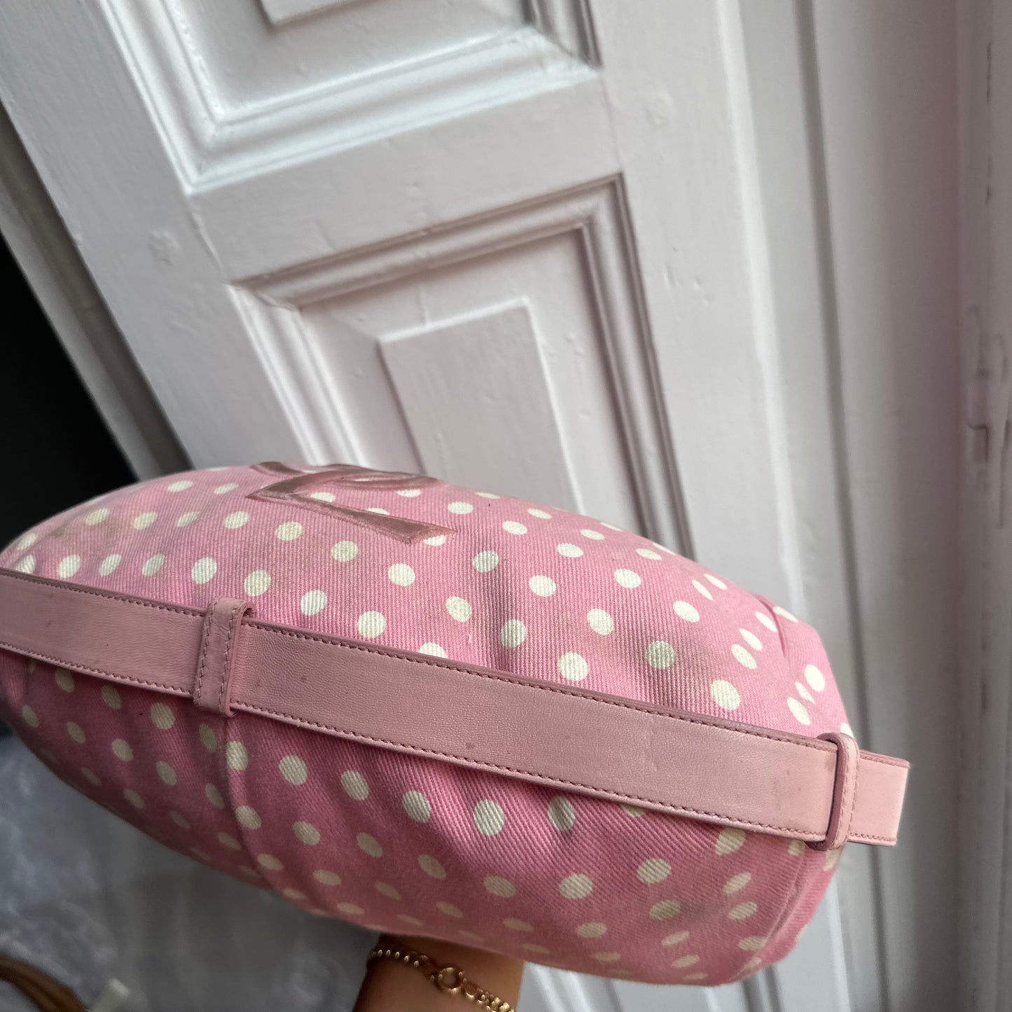 yves saint laurent rive gauche pink polkadot mombasa