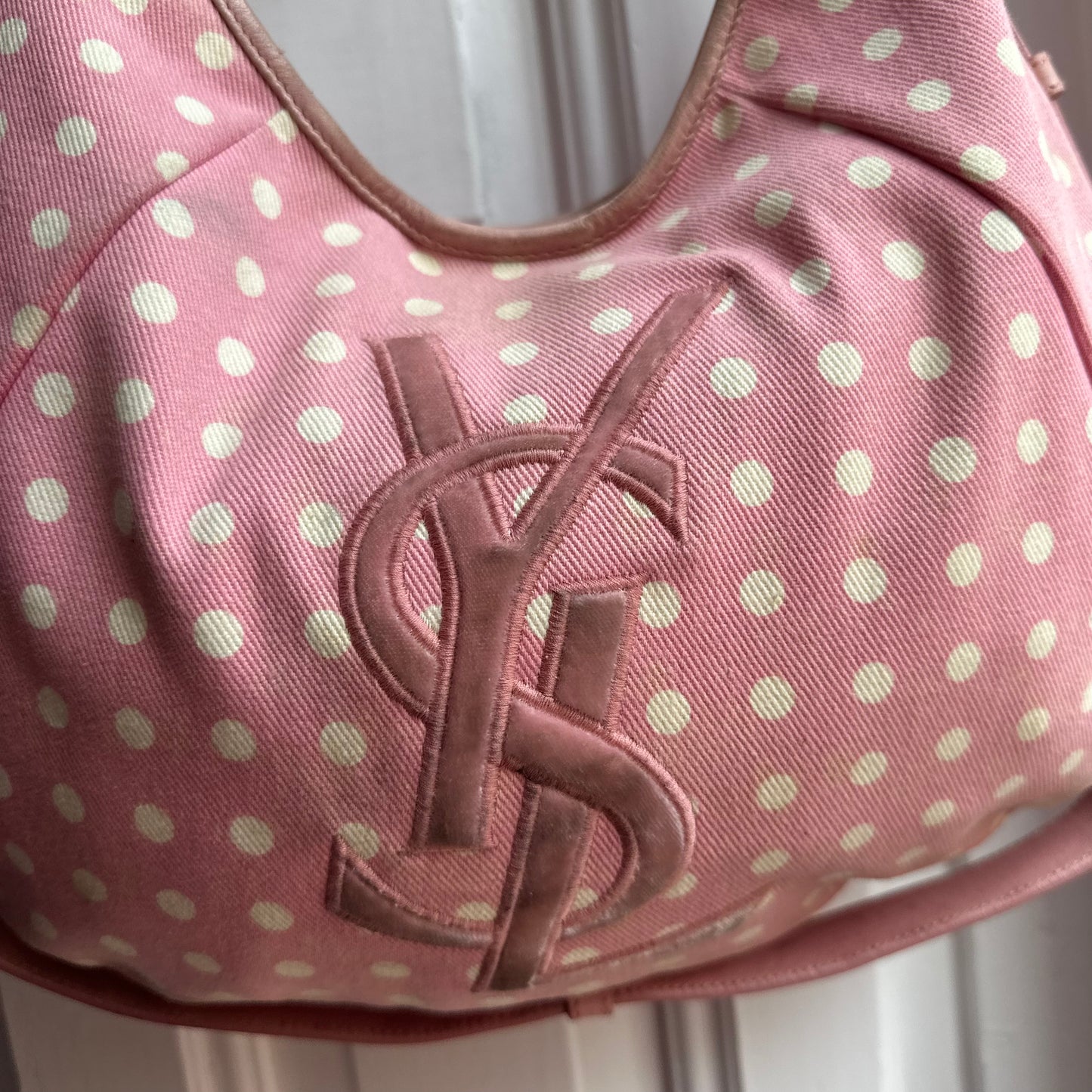 yves saint laurent rive gauche pink polkadot mombasa