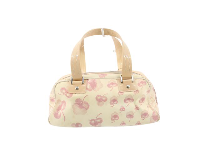 2004 Christian Dior Cherry Blossom Floral Girly Boston Bag