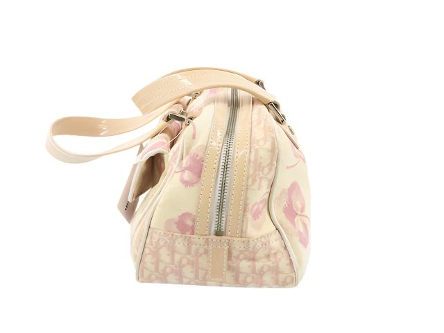 2004 Christian Dior Cherry Blossom Floral Girly Boston Bag