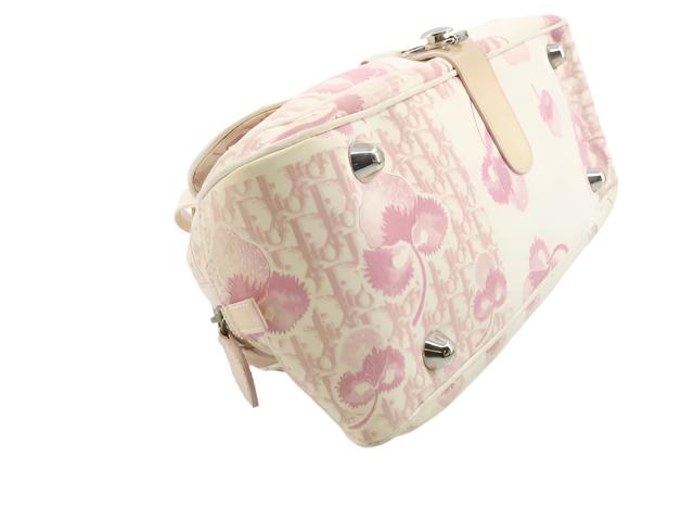 2004 Christian Dior Cherry Blossom Floral Girly Boston Bag