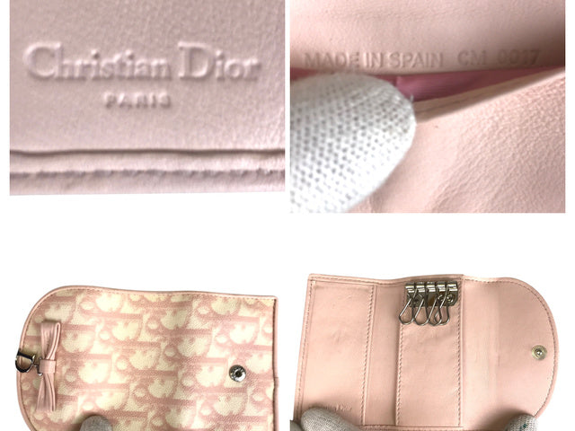 Christian Dior Romantique Pink Barbie Trotter Collection Key Wallet