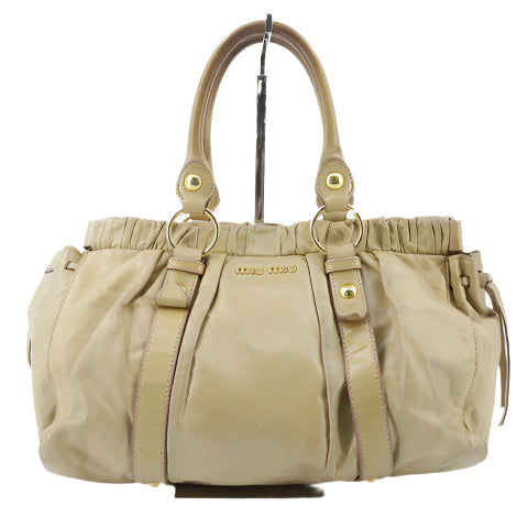 Miu Miu Beige Vitello Bag