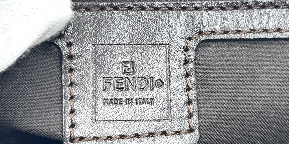 Fendi Classic Brown Zucca Print Baguette Bag