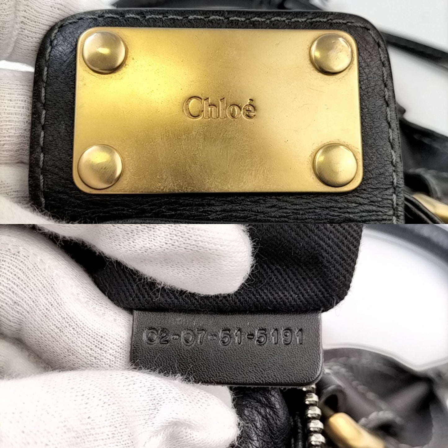 Chloé Black Paddington Bag