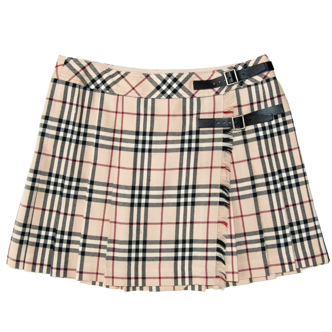 Burberry Iconic Plaid Mini Skirt