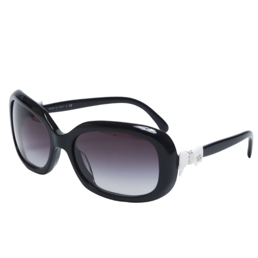 Chanel Ribbon Detail Black Sunglasses