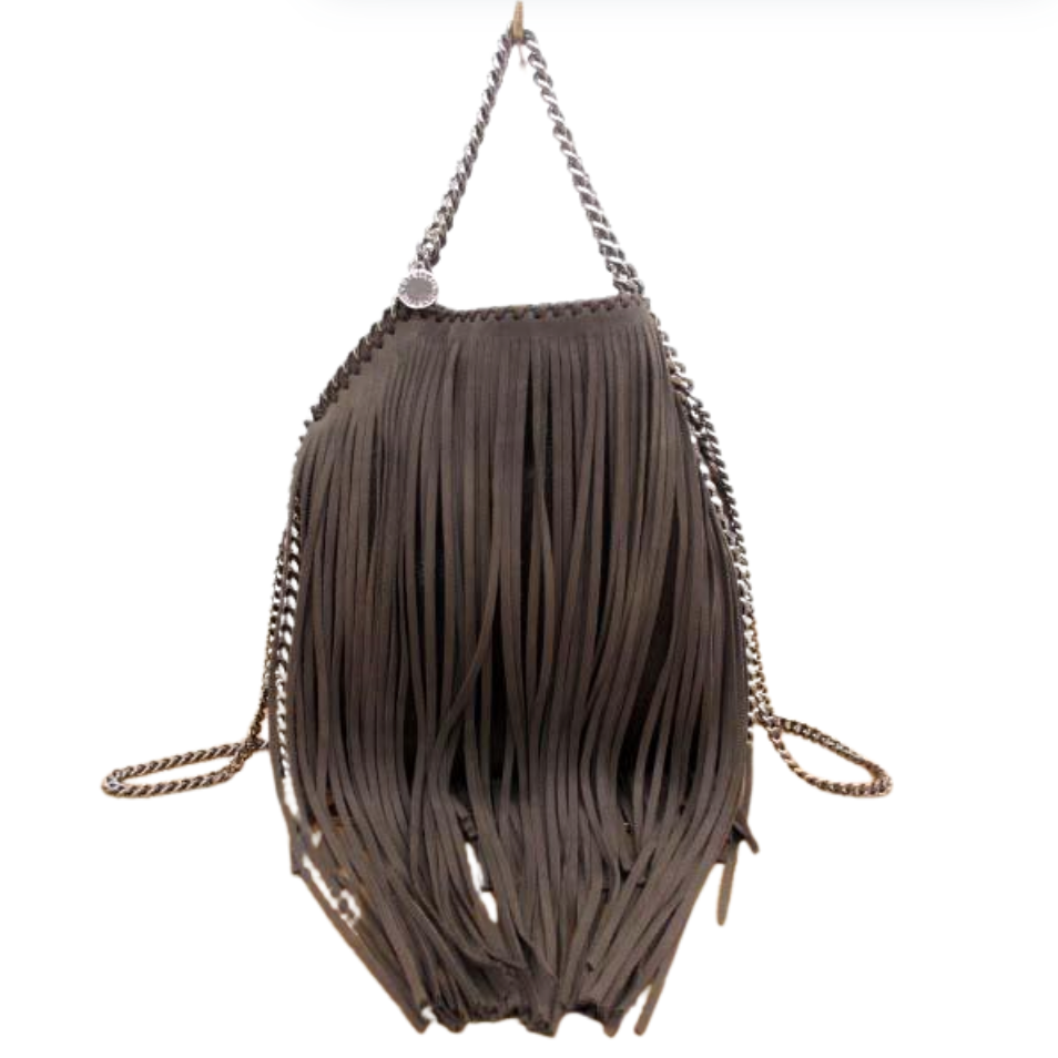 Stella McCartney Falabella Fringe Mocha Bag